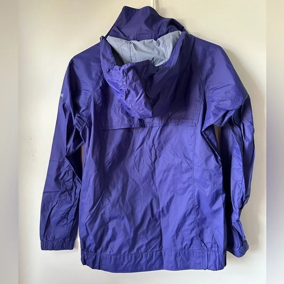 Columbia Purple Zip Up Winder Breaker with Hood - Picture 2 of 4